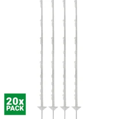 Agradi Power Weidepaal Classic Dubbel 150cm 20 Stuks Wit