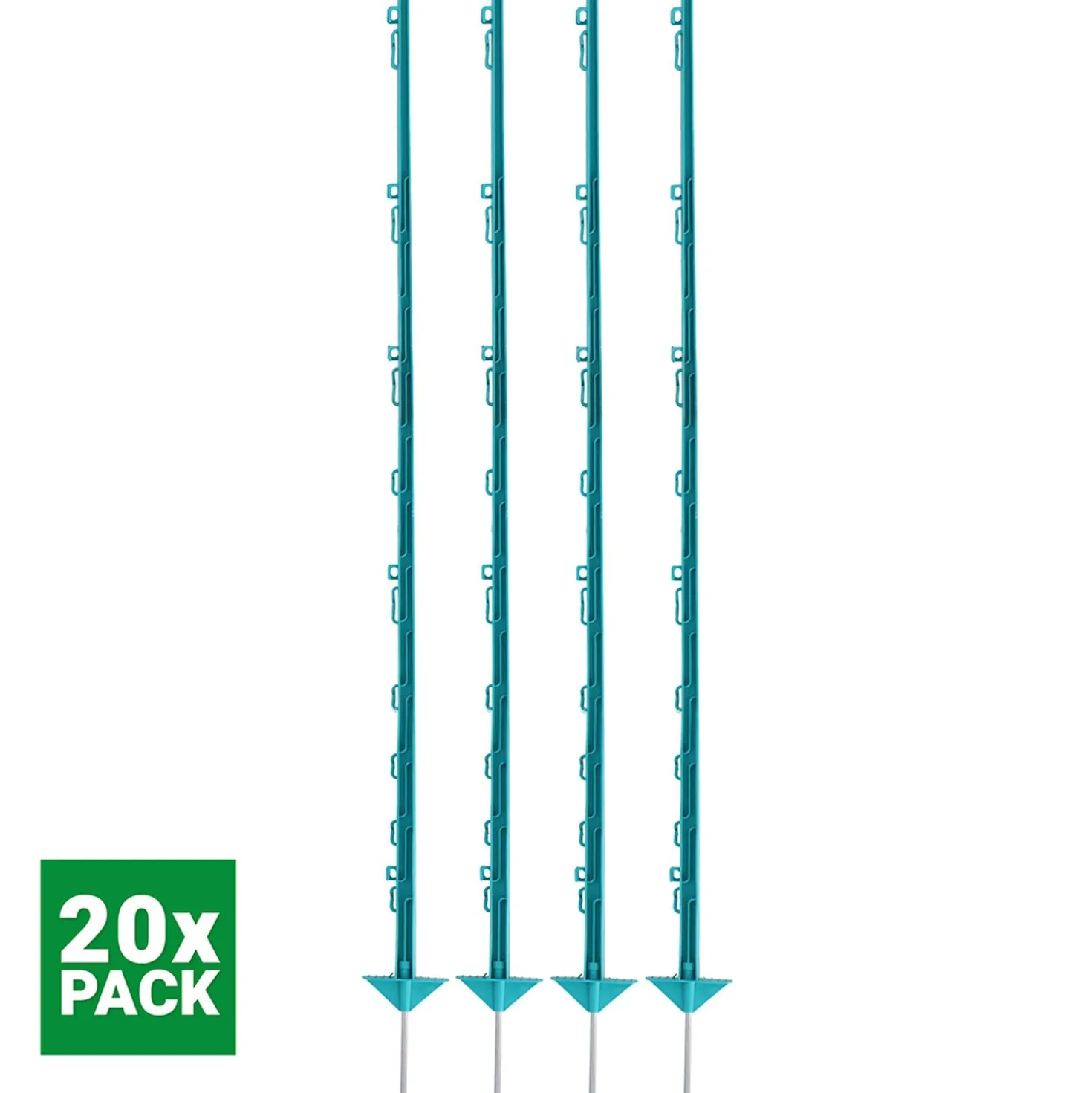 Agradi Power Weidepaal Classic Dubbel 150cm 20 Stuks Aqua