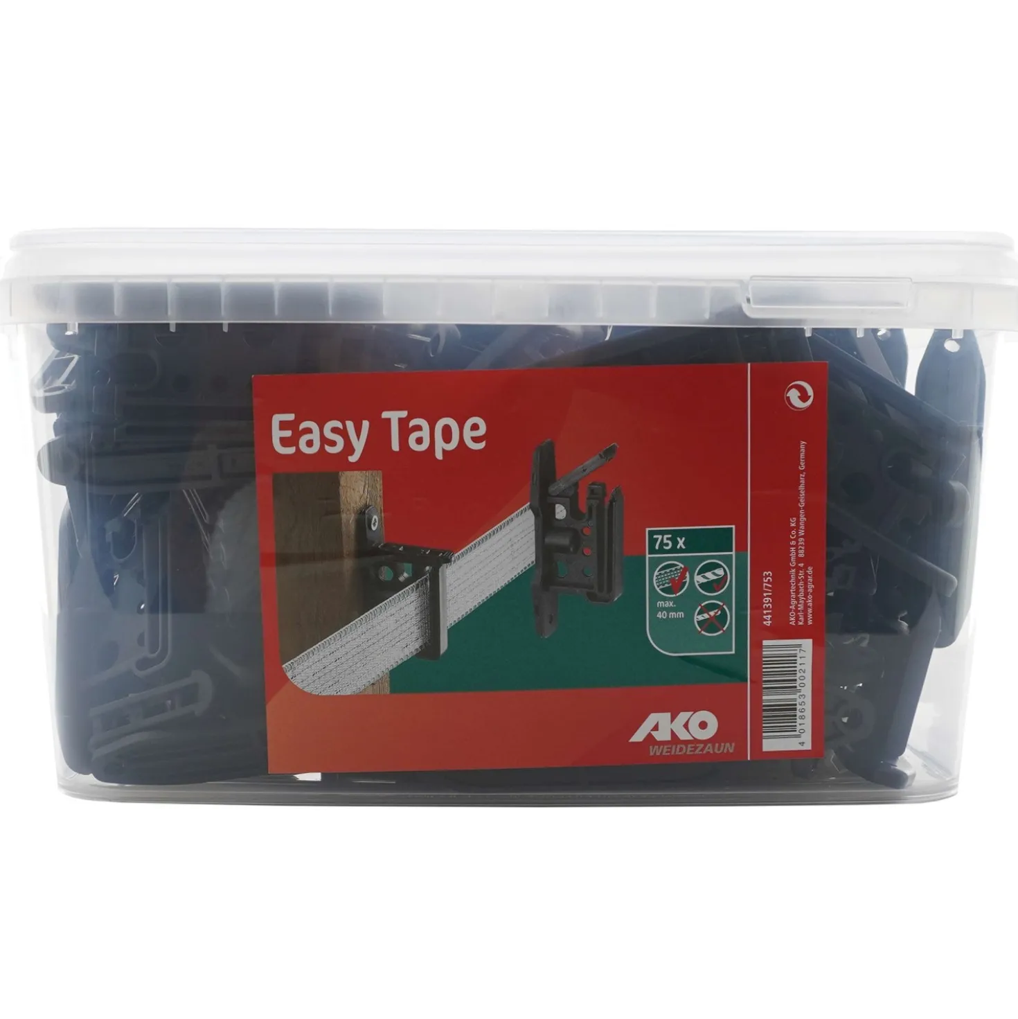 Ako Combi Klem/Clip Isolator Zwart