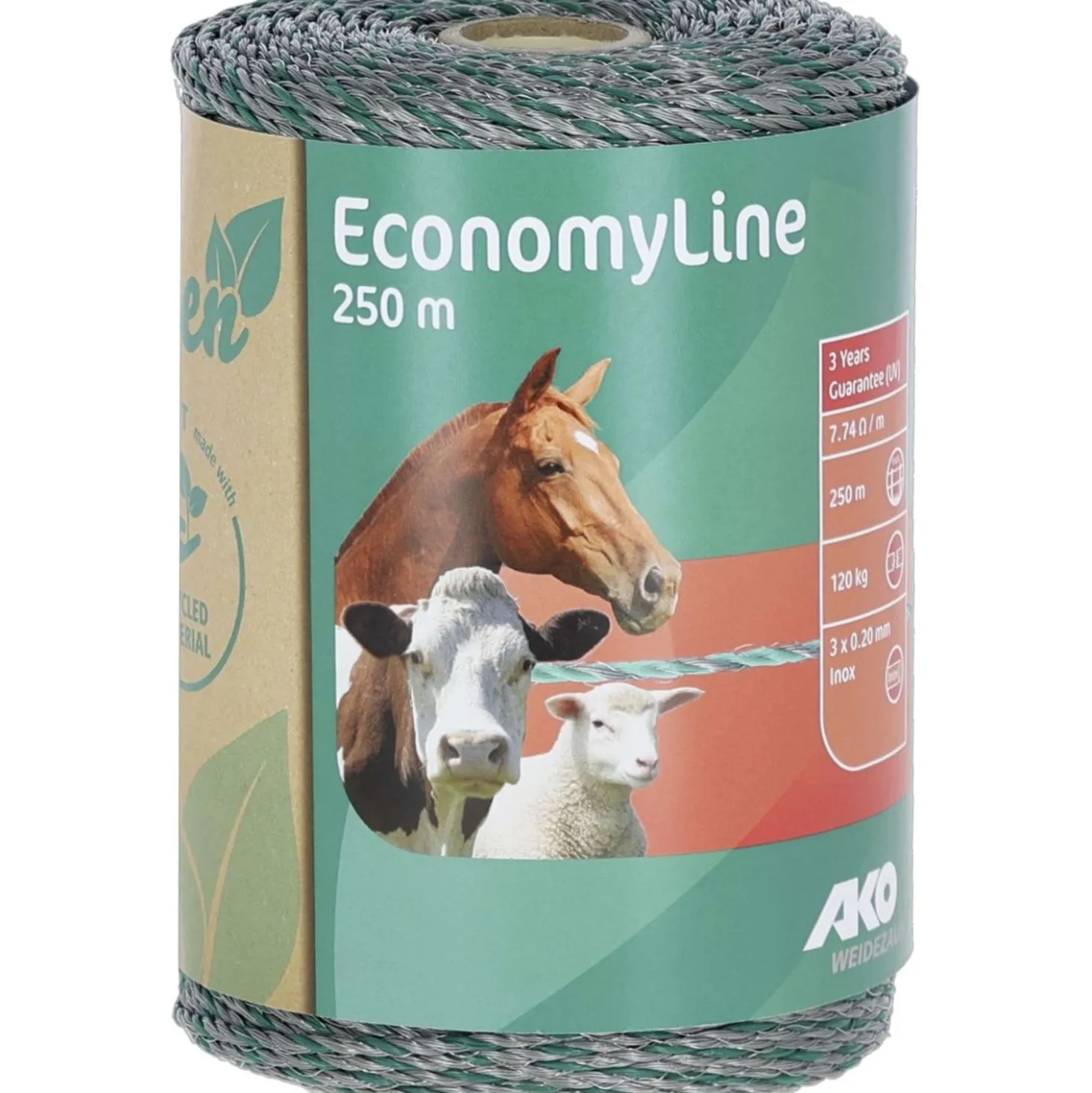 Ako Draad EconomyLine Groen/Grijs
