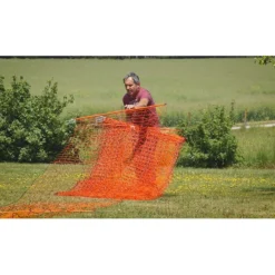 Ako Pluimveenet Dubbele Pen Elektrisch Oranje