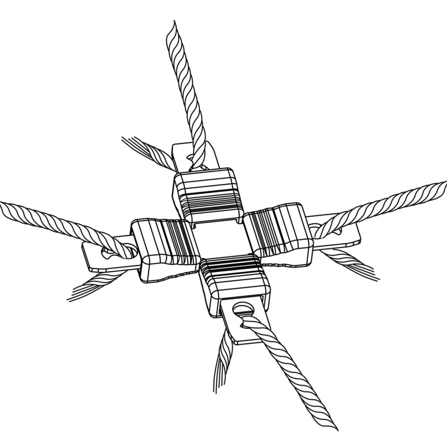 Ako Reparatieset Litzclip 8-delig Verzinkt