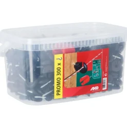 Ako Ringisolator Kompakt 300 Stuks Zwart