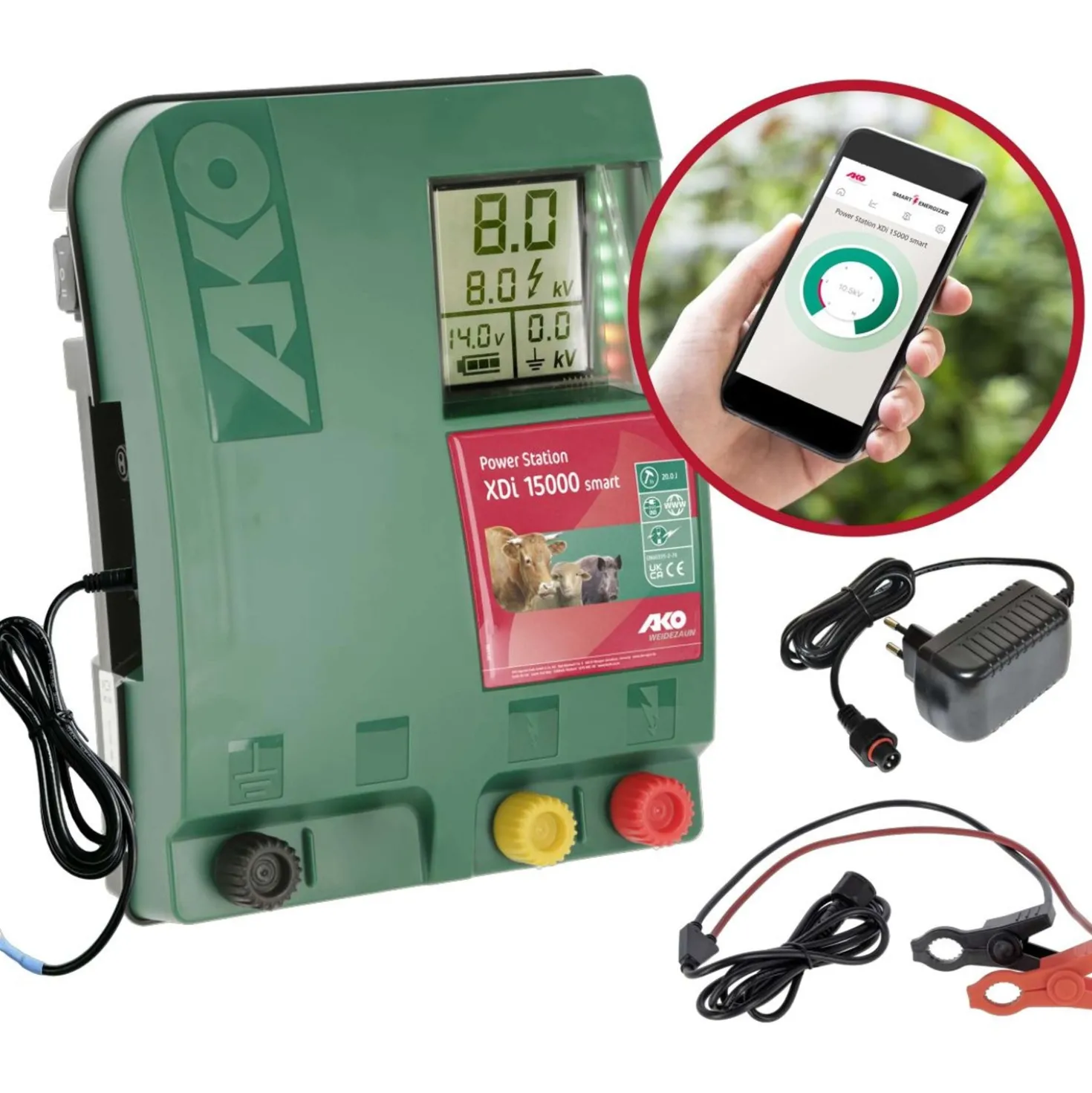 AKO Schrikdraadapparaat XDI 15000 smart