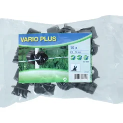 Ako Schroefisolator Draad- Koord 10 Stuks Zwart/Rood