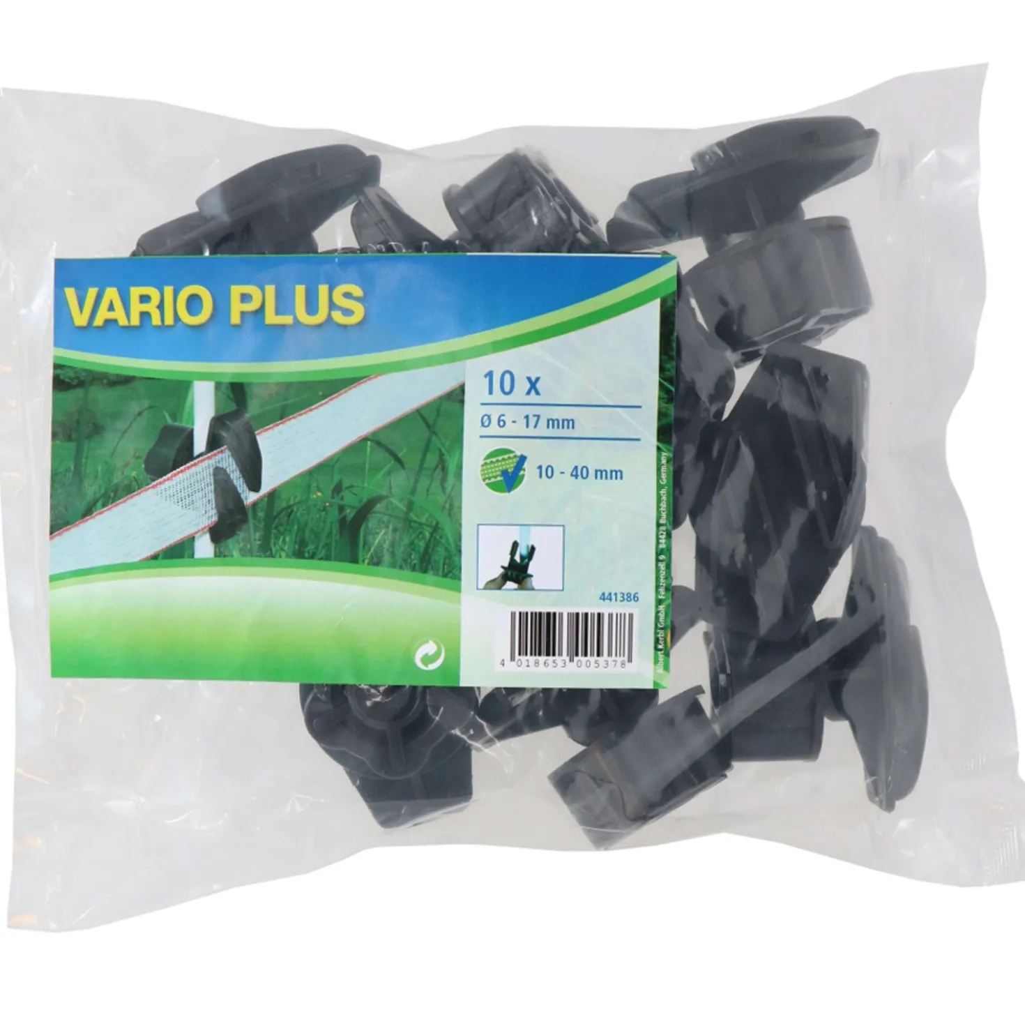 Ako Schroefisolator Vario- Plus 40mm 10 Stuks Zwart