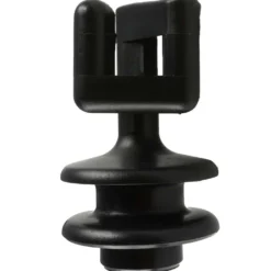 Ako Topisolator Koord/draad Stalen Paal Ovaal 25 Stuks Zwart