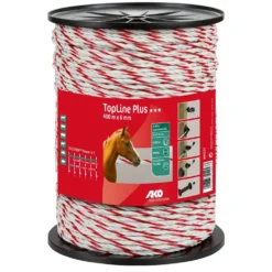 Ako TopLine Plus Afrasteringskoord Wit/Rood