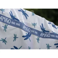 Amigo Bug Rug Plus Pony Dragonfly Print/Silver/Blue/Sage