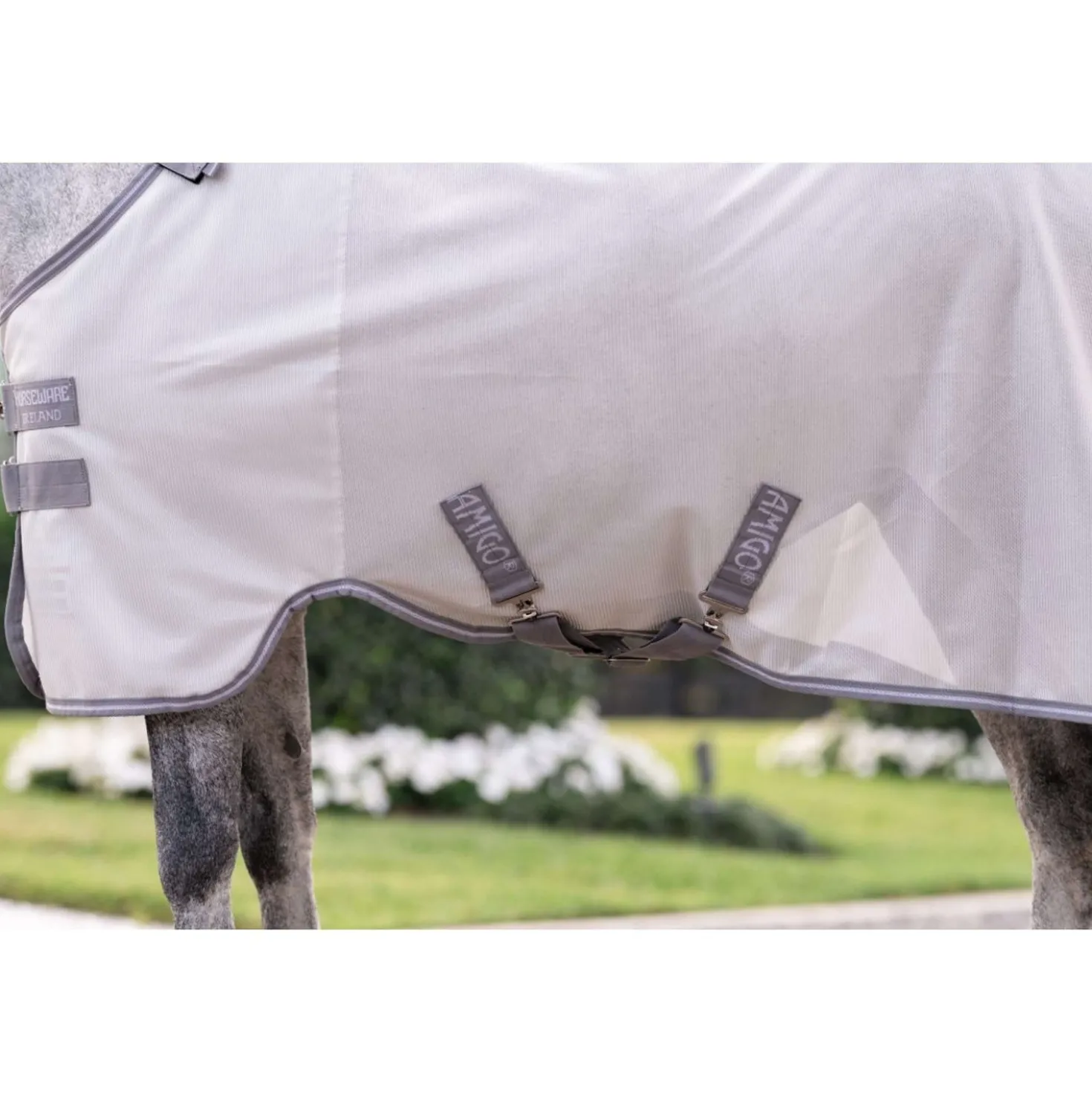 Amigo Bug Rug Plus Pony Silver/Titanium Grey/Silver