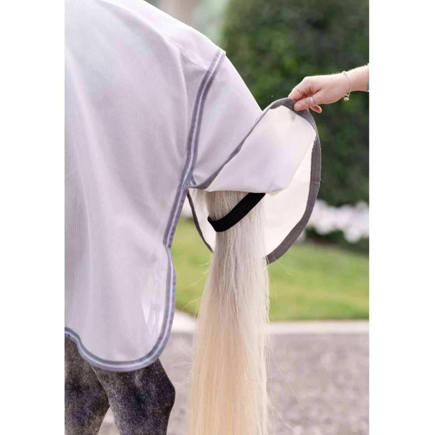 Amigo Bug Rug Plus Pony Silver/Titanium Grey/Silver