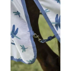 Amigo Bug Rug Pony Dragonfly Print/Silver/Blue/Sage