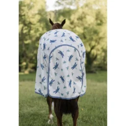 Amigo Bug Rug Pony Dragonfly Print/Silver/Blue/Sage