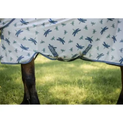 Amigo Bug Rug XL Plus Dragonfly Print/Silver/Blue/Sage