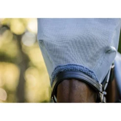 Amigo Fly Mask Heather Blue/Blue/Silver