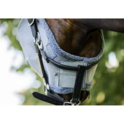 Amigo Fly Mask Heather Blue/Blue/Silver