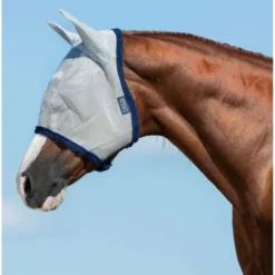 Amigo Fly Mask Silver/Navy