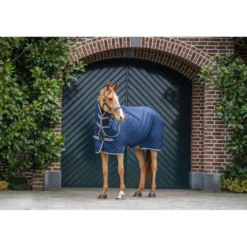 Amigo Quilted Stable Plus 200g Navy/Titanium Grey/Silver