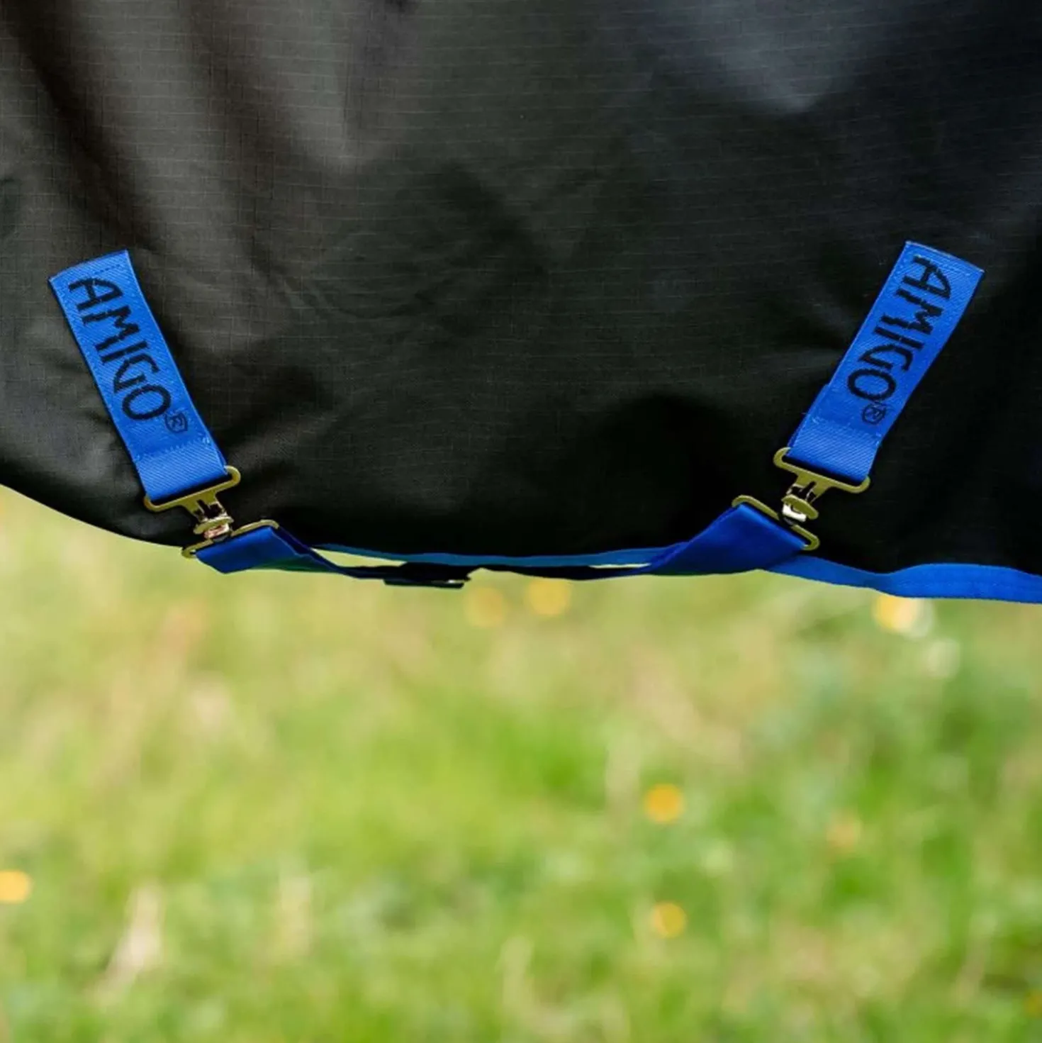 Amigo Ripstop 900D 50g Fleece Lined Zwart/Blauw