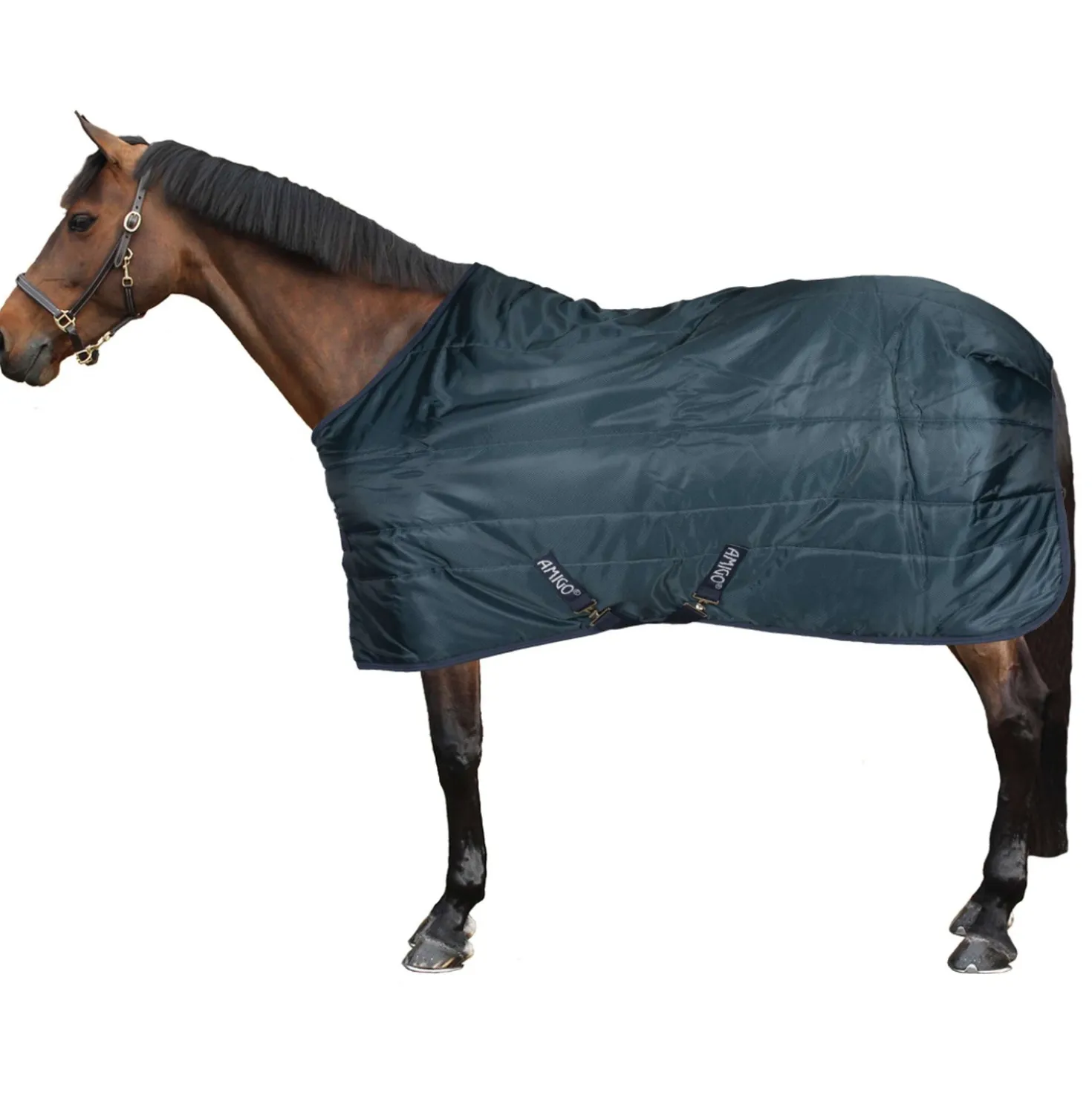 Amigo Ripstop Insulator Stable 350g Dynasty Green/Navy/Silver
