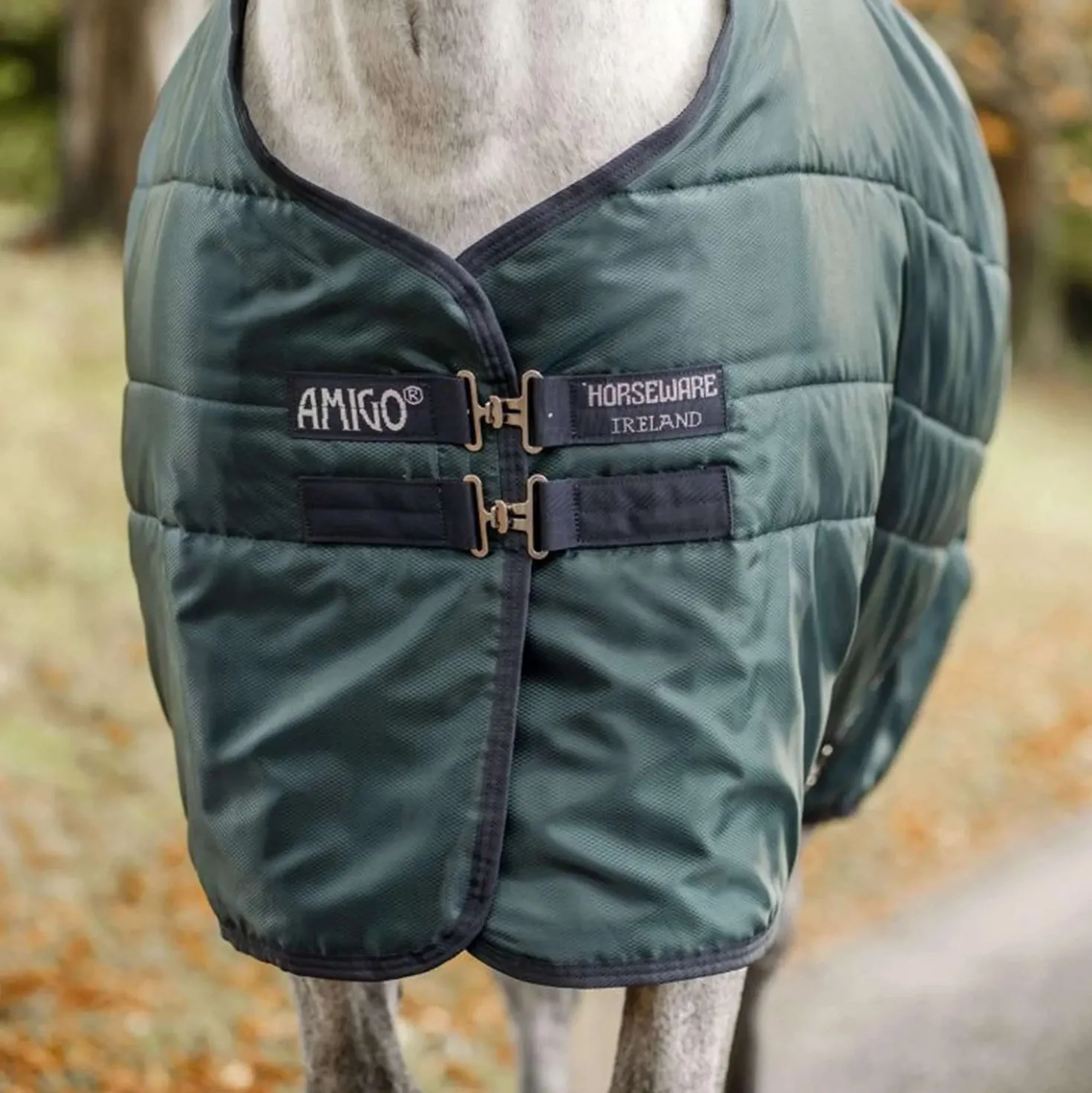 Amigo Ripstop Insulator Stable 350g Dynasty Green/Navy/Silver