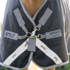 Amigo Turnout 1200D Plus Pony 0g Black/Titanium Grey/Silver