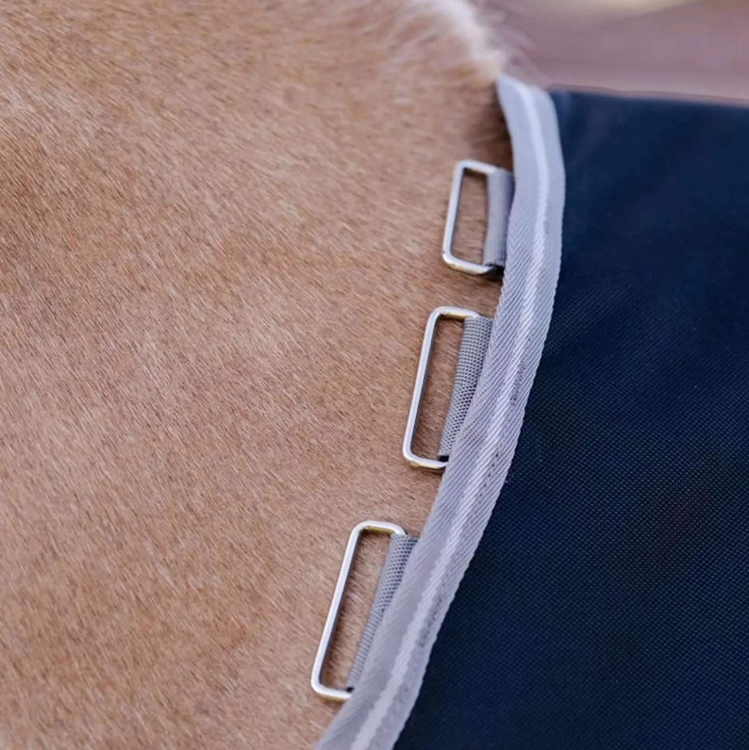 Amigo Turnout 1200D Plus Pony 0g Black/Titanium Grey/Silver