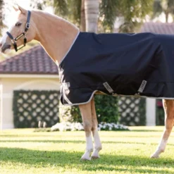 Amigo Turnout 1200D Pony 50g Black/Titanium Grey/Silver