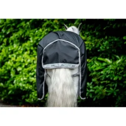 Amigo Turnout Rug 1200D 250g Black/Titanium Grey/Silver