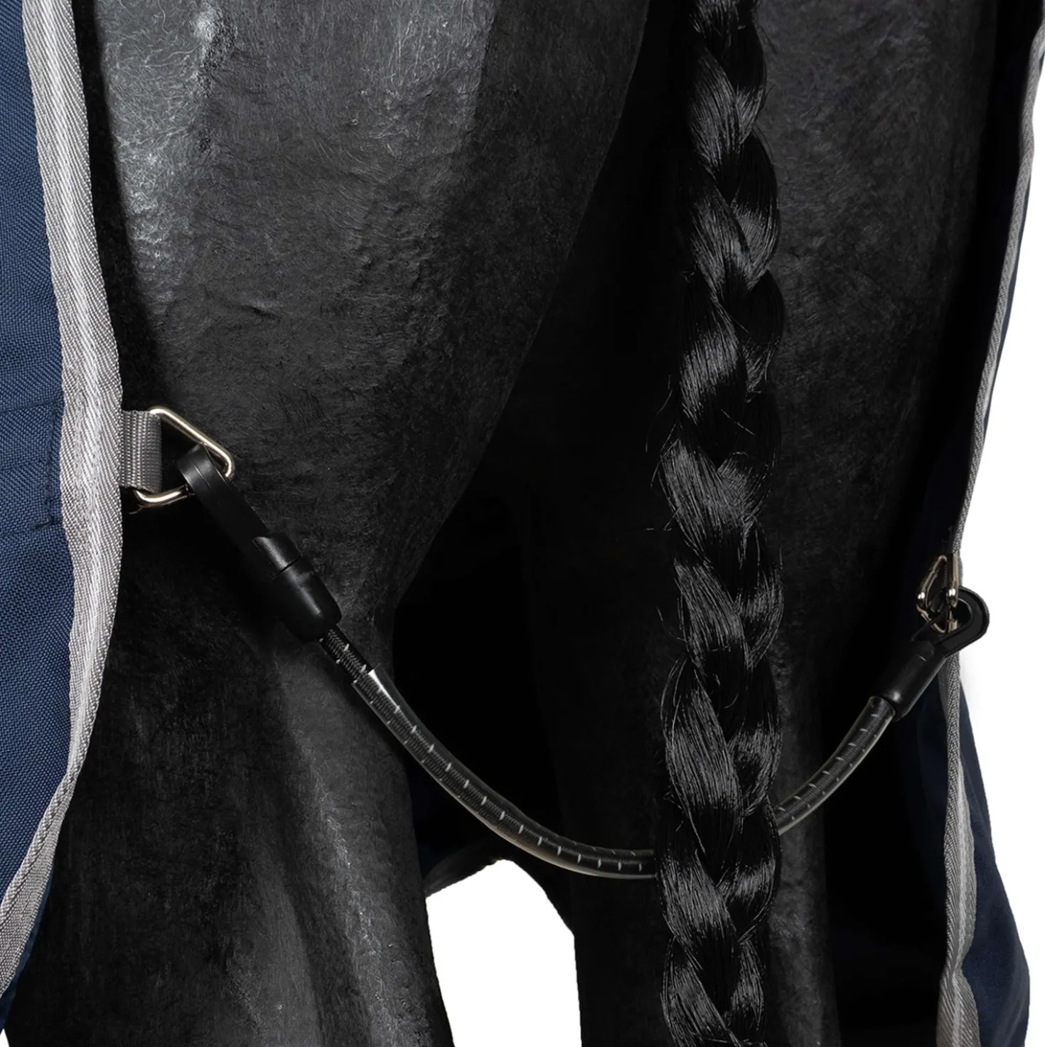 Amigo Turnout Rug FieldSafe Plus 1200D 0g Navy/Titanium Grey/Silver