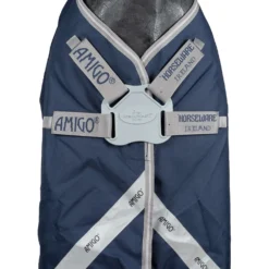 Amigo Turnout Rug FieldSafe Plus 1200D 0g Navy/Titanium Grey/Silver