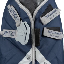 Amigo Turnout Rug FieldSafe Plus 1200D 50g Navy/Titanium Grey/Silver