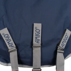 Amigo Turnout Rug FieldSafe Plus 1200D 50g Navy/Titanium Grey/Silver