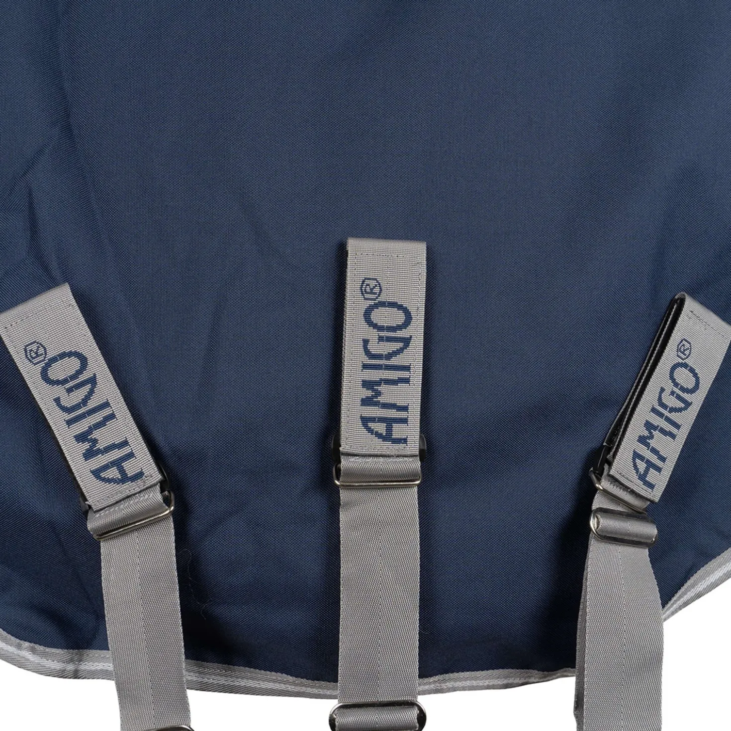 Amigo Turnout Rug FieldSafe Plus 1200D 50g Navy/Titanium Grey/Silver