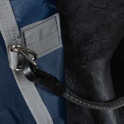 Amigo Turnout Rug FieldSafe Plus 1200D 50g Navy/Titanium Grey/Silver