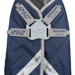 Amigo Turnout Rug FieldSafe Plus 1200D 250g Navy/Titanium Grey/Silver
