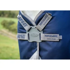 Amigo Turnout Rug FieldSafe Plus 1200D 100g Navy/Titanium Grey/Silver