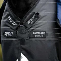 Amigo Turnout Rug FieldSafe Reflectech Plus 1200D 50g Black/Reflective/Black
