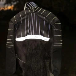 Amigo Turnout Rug FieldSafe Reflectech Plus 1200D 0g Black/Reflective/Black
