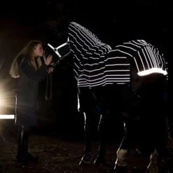Amigo Turnout Rug FieldSafe Reflectech Plus 1200D 100g Black/Reflective/Black