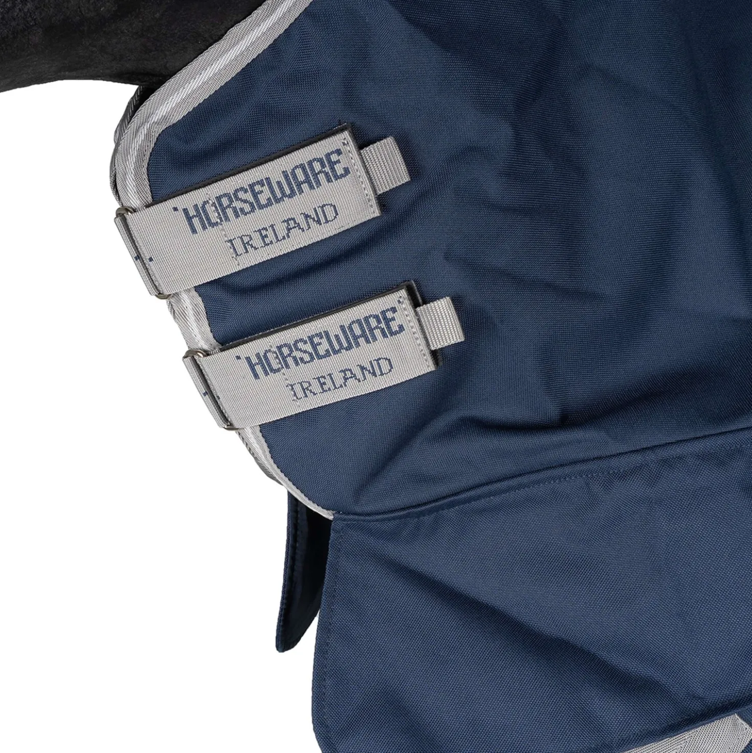 Amigo Turnout Rug Integrated 1200D 150g Navy/Titanium Grey/Silver