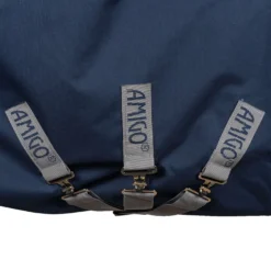 Amigo Turnout Rug Integrated 1200D 250g Navy/Titanium Grey/Silver