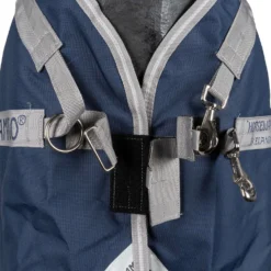Amigo Turnout Rug Integrated 1200D 250g Navy/Titanium Grey/Silver