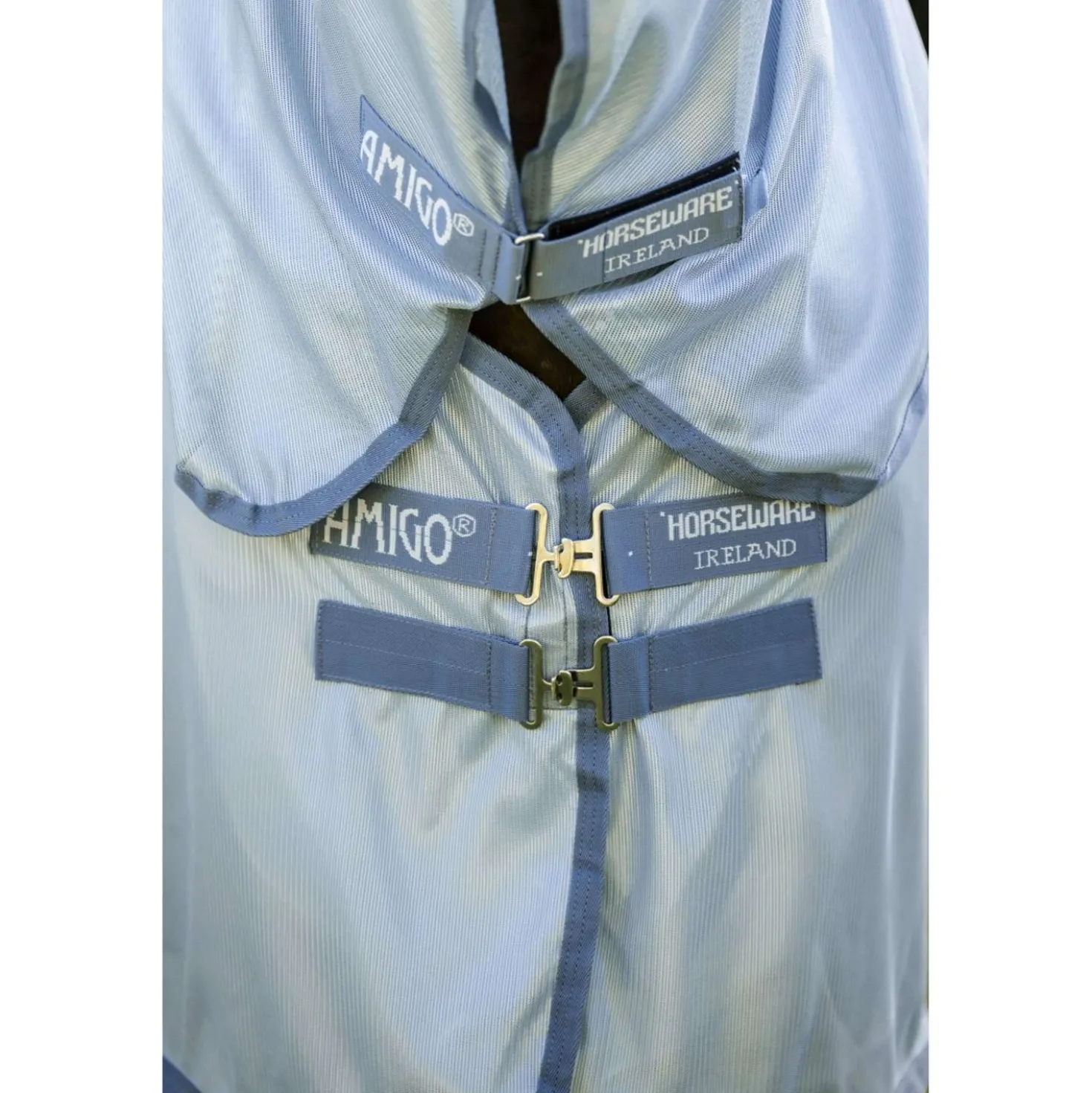 Amigo Vliegendeken Integrated Heather Blue/Blue/Silver