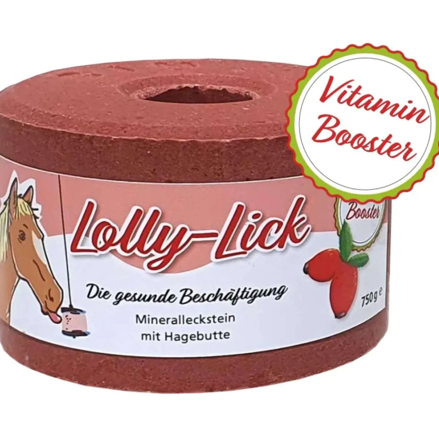 Animalixs Liksteen LollyLick Vitamin Booster Rozenbottel