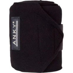 ANKY Bandages Basic Fleece Set van 4 Zwart