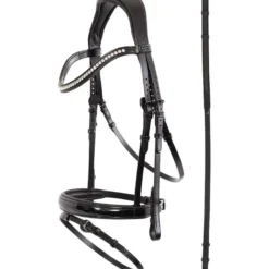 ANKY Hoofdstel Metallic Patent ATH24001 Zwart