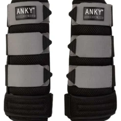 ANKY 3-in-1 Beenbeschermer 3D Mesh Black/Steel Grey
