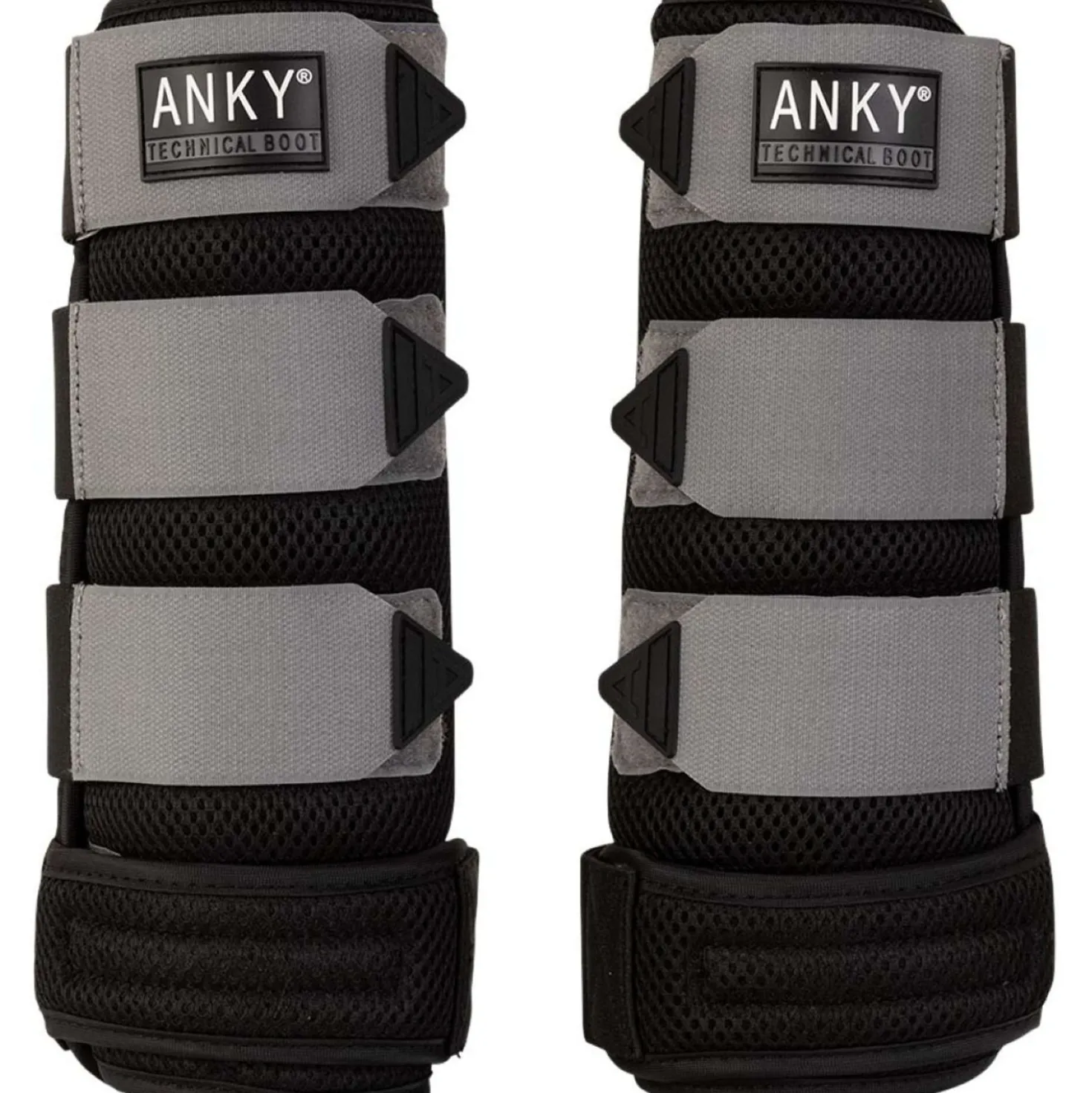 ANKY 3-in-1 Beenbeschermer 3D Mesh Black/Steel Grey