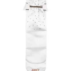 ANKY Plastron Multi-Fit Afneembare Kraag Wit/Grijs
